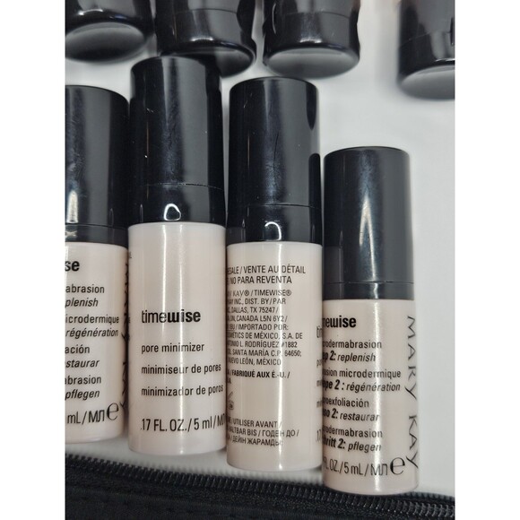 Mary Kay Timewise Microdermabrasion Refine & Replenish Lot Of 5 Mini Sets W/bag - Picture 5 of 5